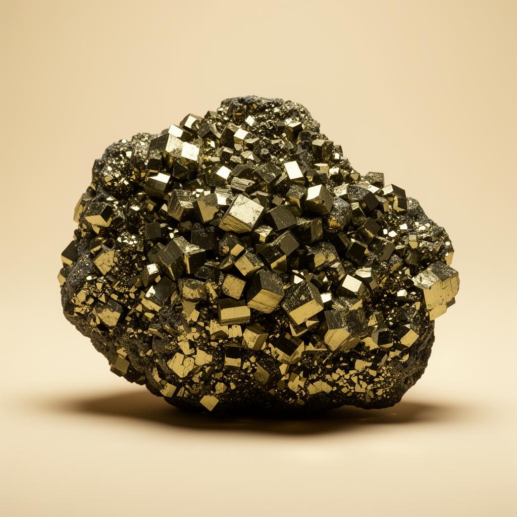 Natural Pyrite cluster — 480+ grams