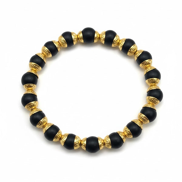 Gold Plated Karungali Protection Bracelet